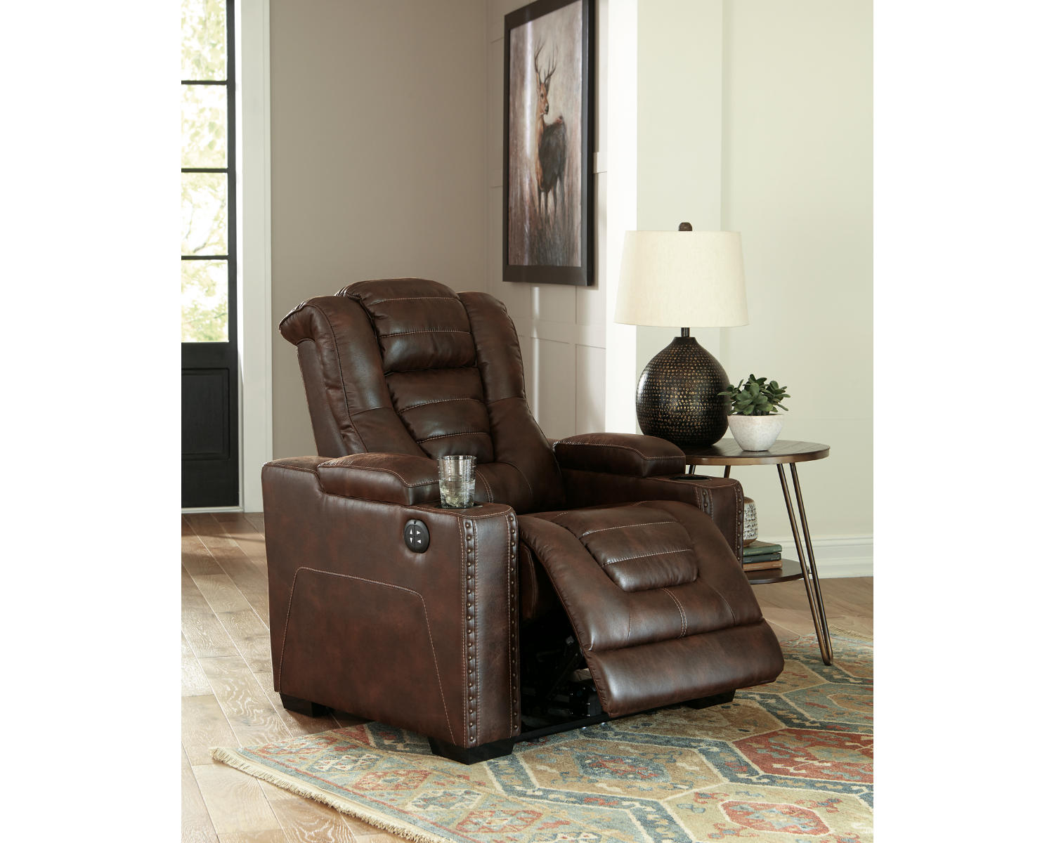 Owner's Box Power Reclining Sofa and Power Recliner