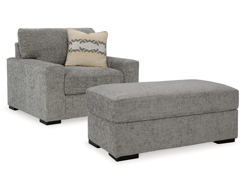 Dunmor Oversized Chair and Ottoman