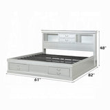 Louis Philippe III Queen Bed W/Storage