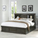 Cama Louis Philippe III EK con almacenamiento
