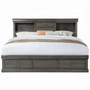 Cama Louis Philippe III EK con almacenamiento