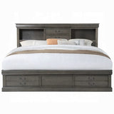 Louis Philippe III Queen Bed W/Storage