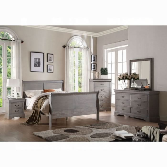Louis Philippe III Queen Bed
