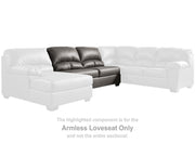 Aberton Armless Loveseat