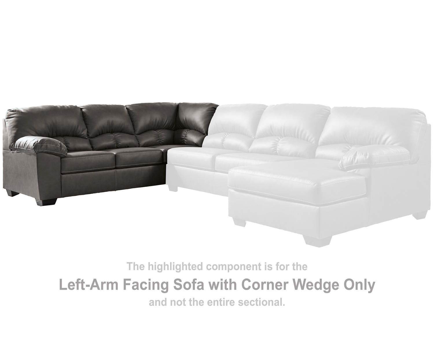 Aberton Left-Arm Facing Sofa with Corner Wedge