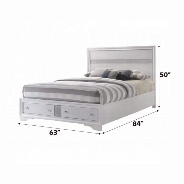 Cama Queen Naima con almacenamiento