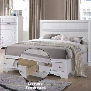 Cama Queen Naima con almacenamiento