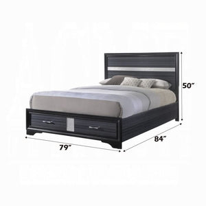 Cama Naima EK con almacenamiento