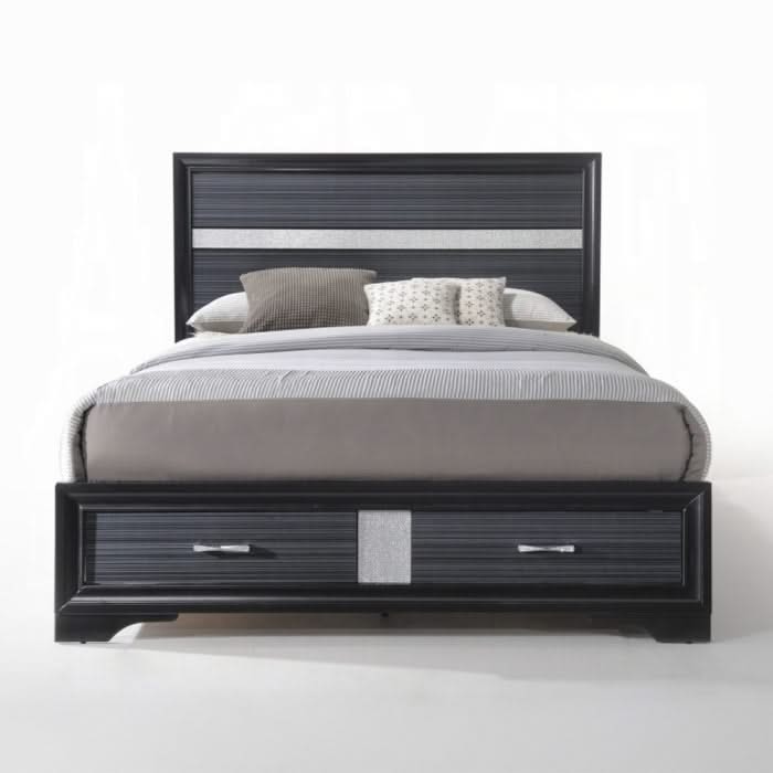 Cama Queen Naima con almacenamiento