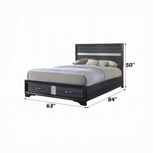 Cama Queen Naima con almacenamiento