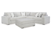 Stupendous 3-Piece Sectional and Ottoman