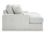 Estupendo sofá seccional de 3 piezas y chaise longue de gran tamaño