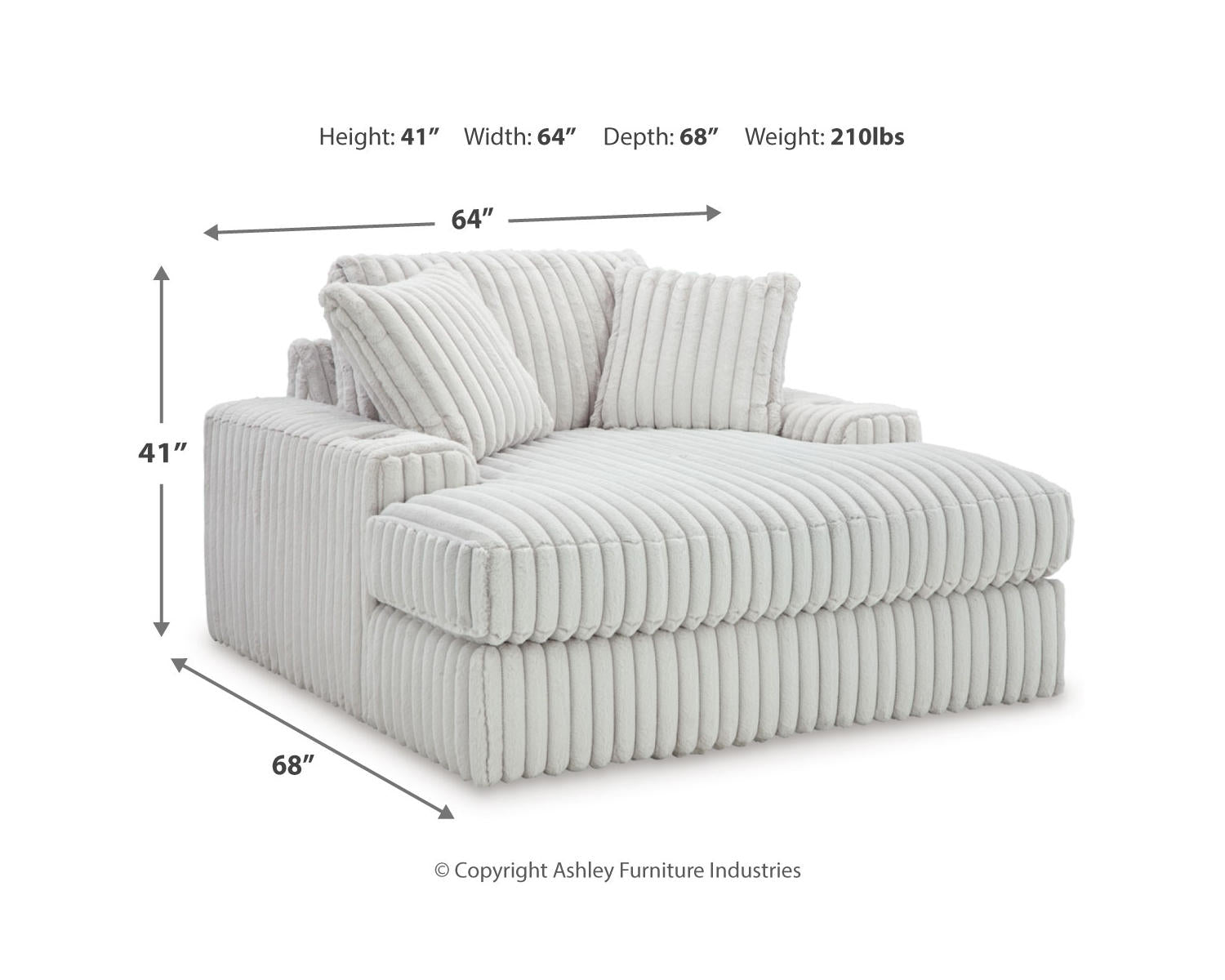 Stupendous Oversized Chaise