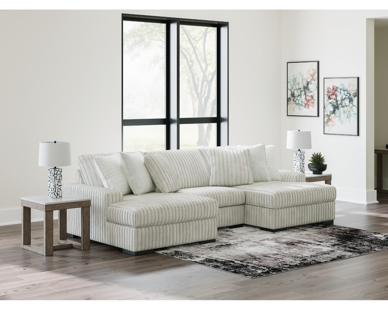 Stupendous Right-Arm Facing Corner Chaise