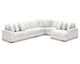 Stupendous 5-Piece Sectional with Chaise
