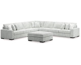 Stupendous 5-Piece Sectional and Ottoman
