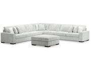 Stupendous 5-Piece Sectional and Ottoman