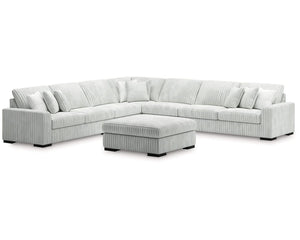 Stupendous 5-Piece Sectional and Ottoman