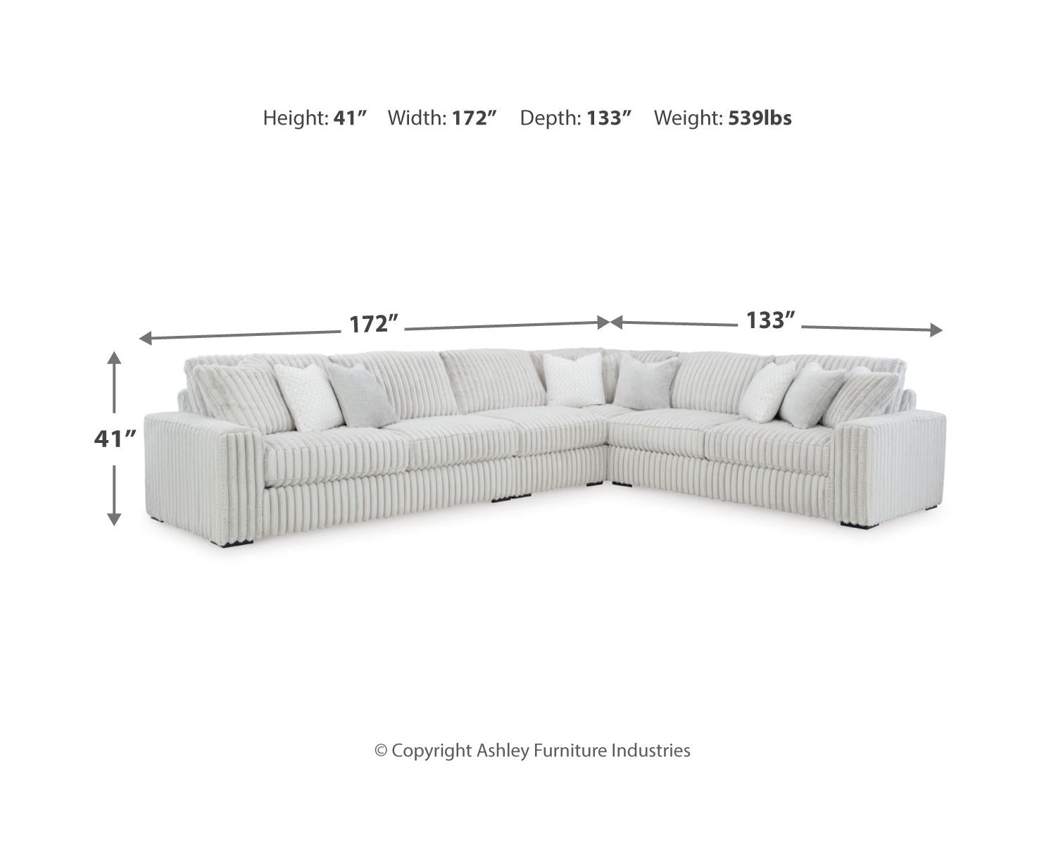 Stupendous 4-Piece Sectional