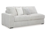 Estupendo sofá seccional de 3 piezas y chaise longue de gran tamaño