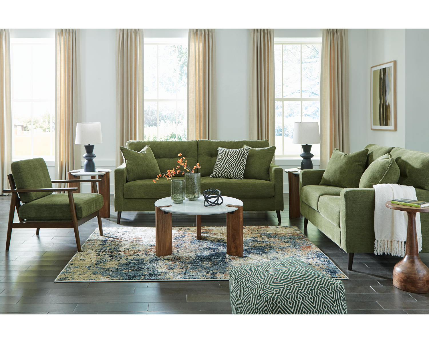 Bixler Sofa, Loveseat and Chair