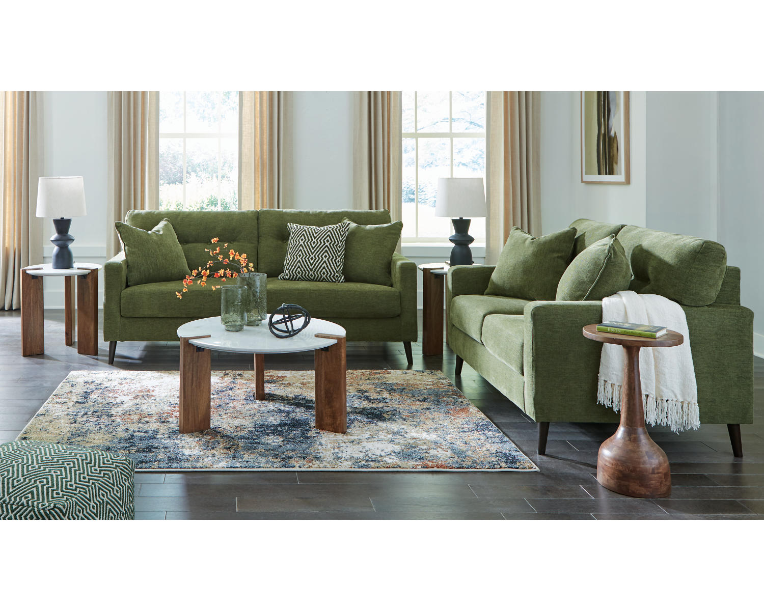 Bixler Sofa and Loveseat