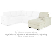 Millcoe Right-Arm Facing Corner Chaise with Storage