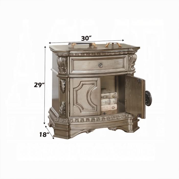 Northville Nightstand W/Wooden Top