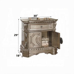 Northville Nightstand W/Wooden Top