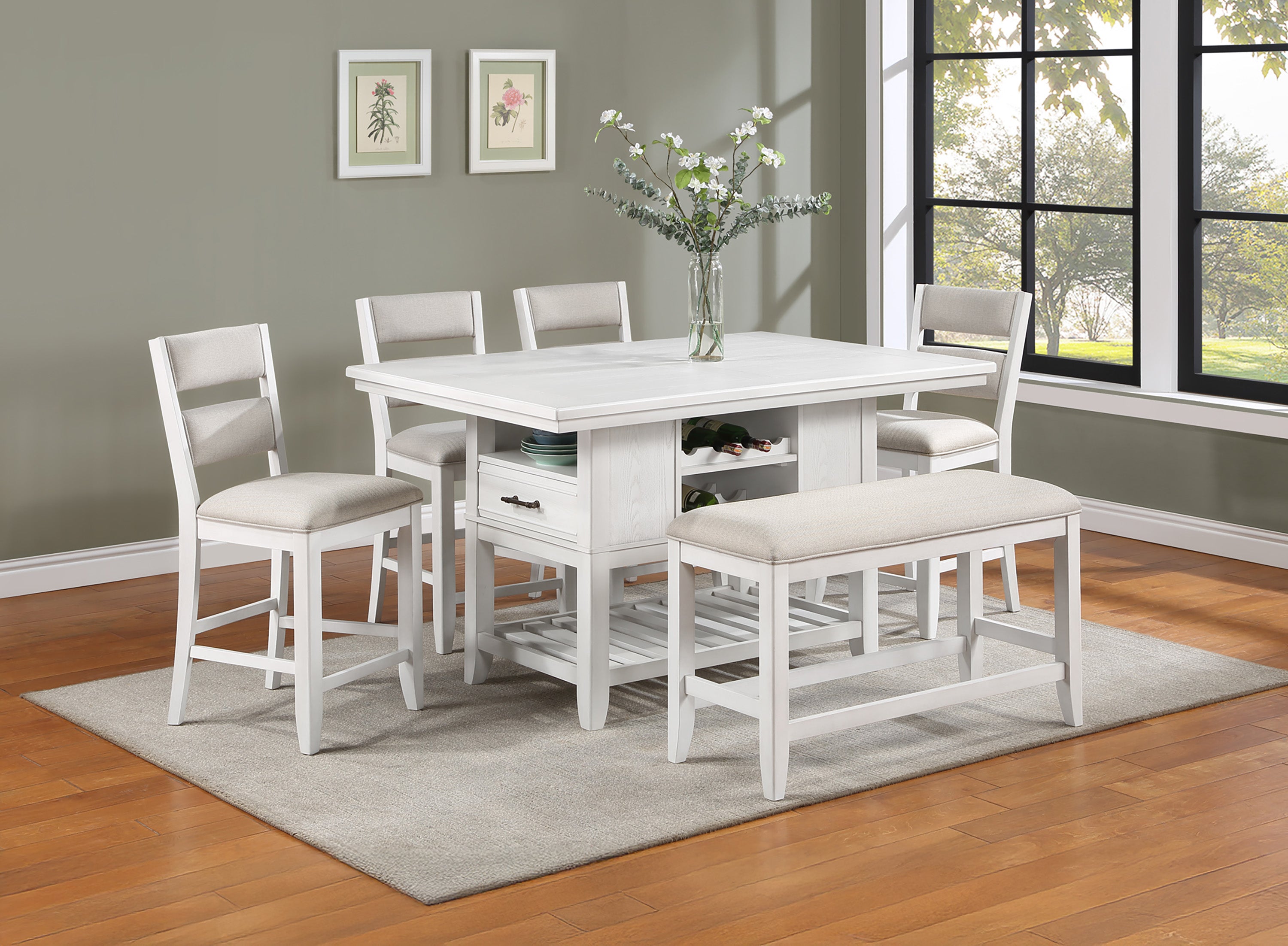 2717-6P WENDY COUNTER HEIGHT DINING