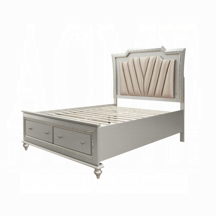 Kaitlyn CK Bed W/Led & Storage