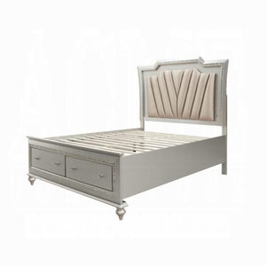 Kaitlyn EK Bed W/Led & Storage