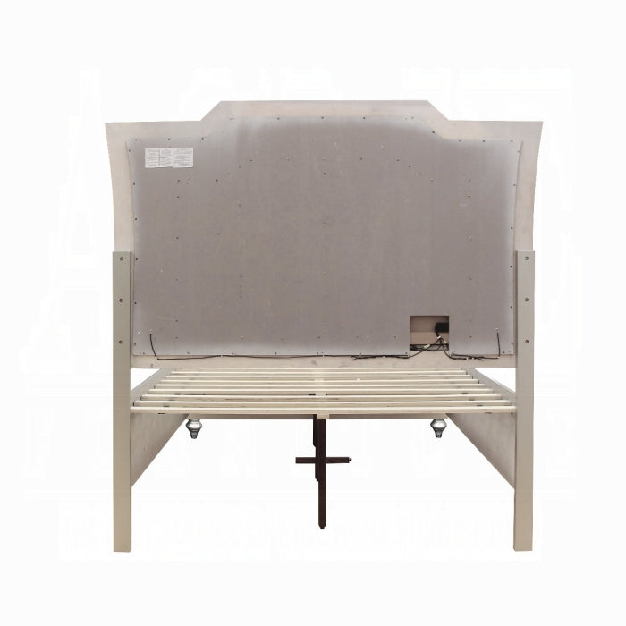 Kaitlyn EK Bed W/Led & Storage