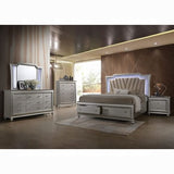 Kaitlyn Queen Bed W/Led & Storage