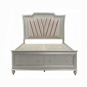 Kaitlyn EK Bed W/Led & Storage