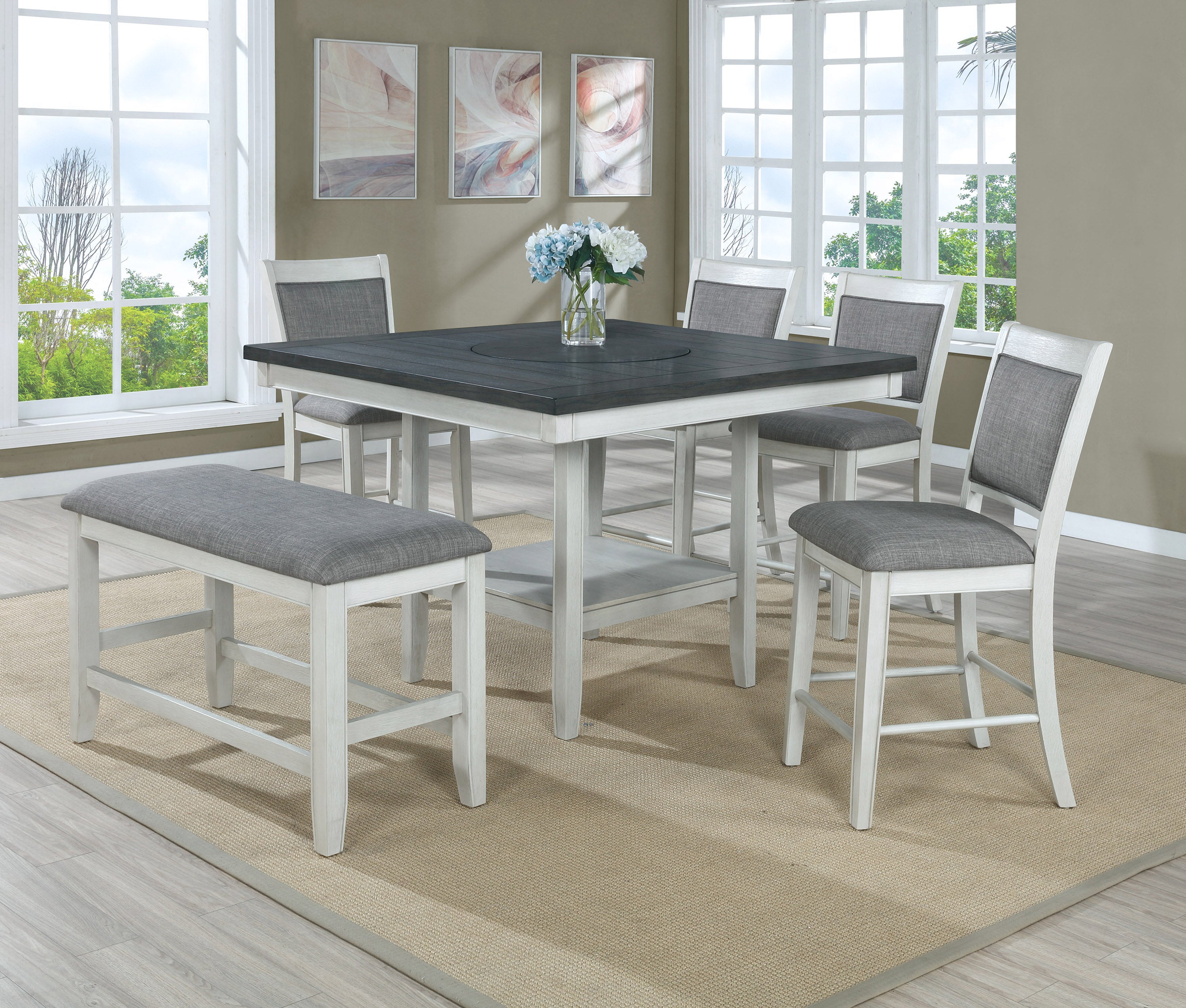 2727CG-6P FULTON CHALK GREY COUNTER HEIGHT