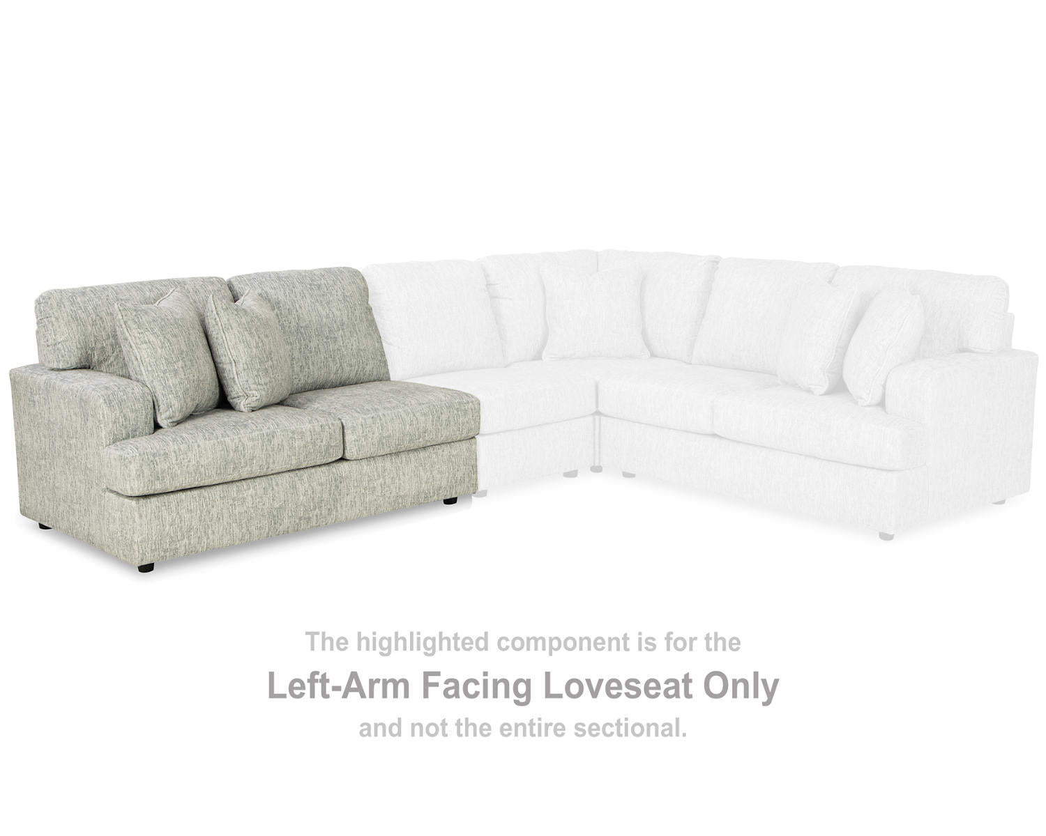 Playwrite Left-Arm Facing Loveseat