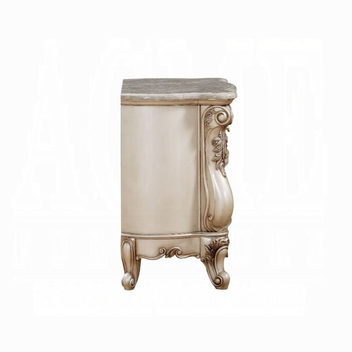 Gorsedd Nightstand W/Marble Top
