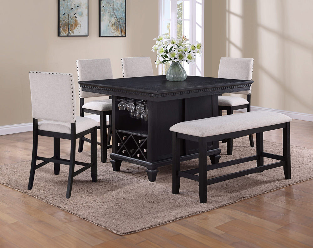 REGENT CT HT TBL BASE CHARCOAL BLK