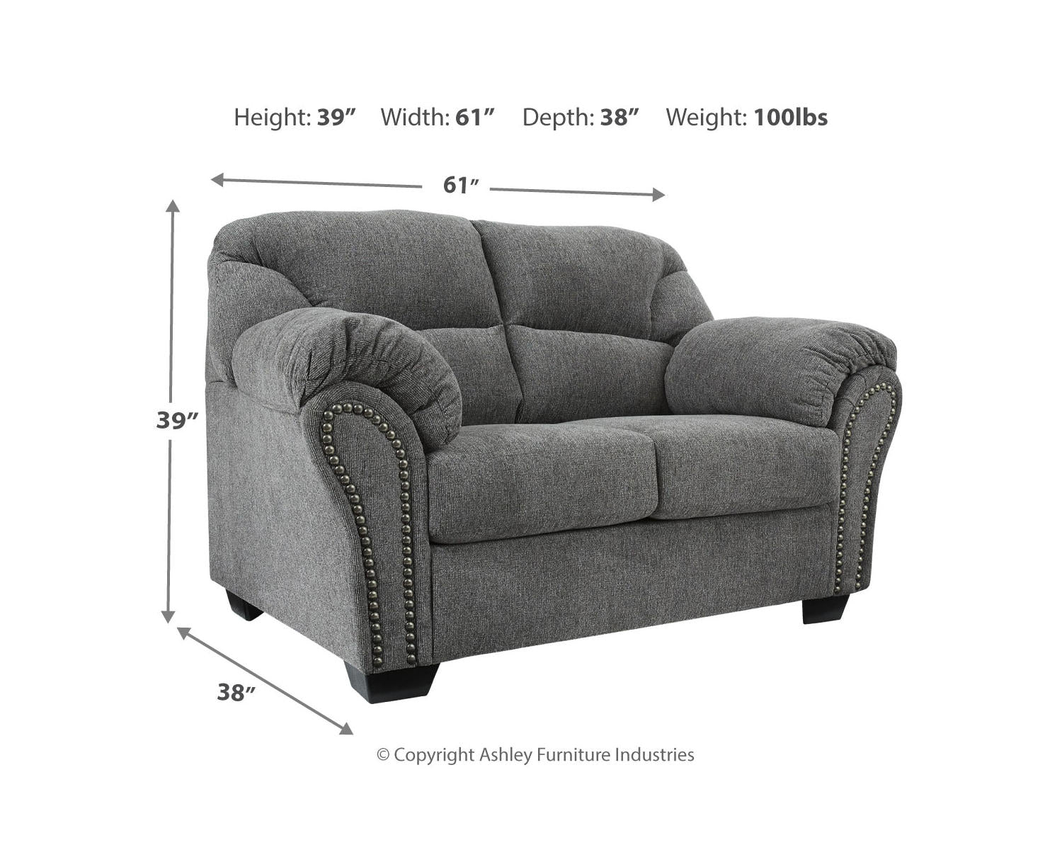 Allmaxx Loveseat