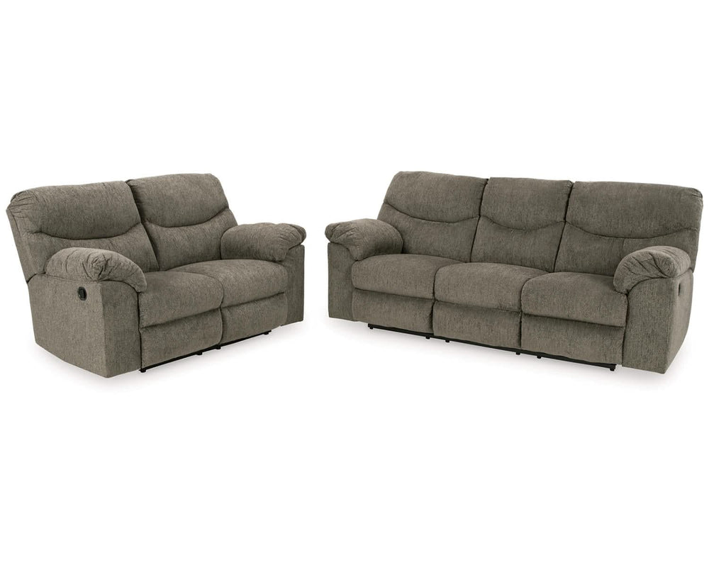Sofá reclinable y loveseat Alphons
