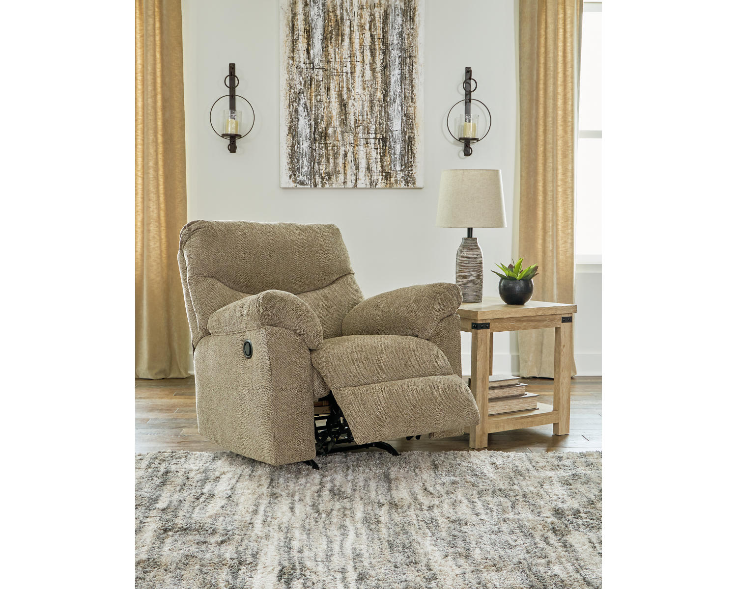 Alphons Reclining Sofa, Loveseat and Recliner