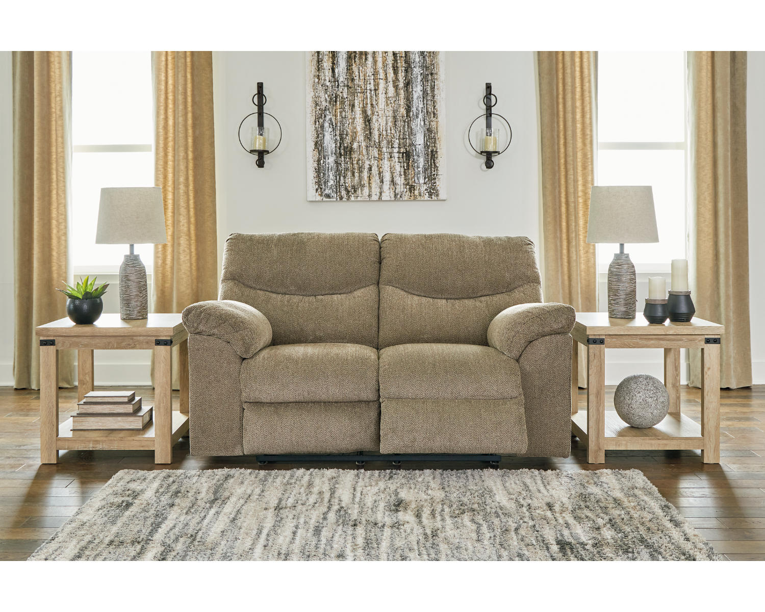 Alphons Reclining Sofa, Loveseat and Recliner