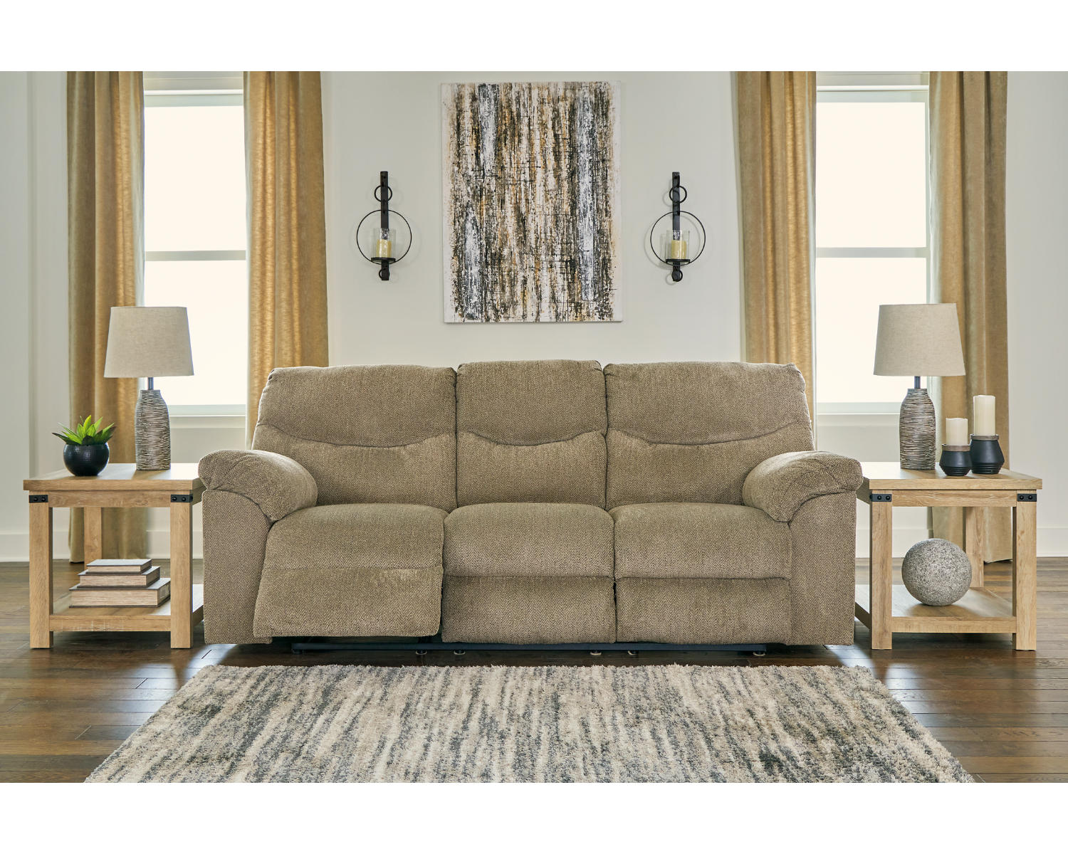 Alphons Reclining Sofa, Loveseat and Recliner