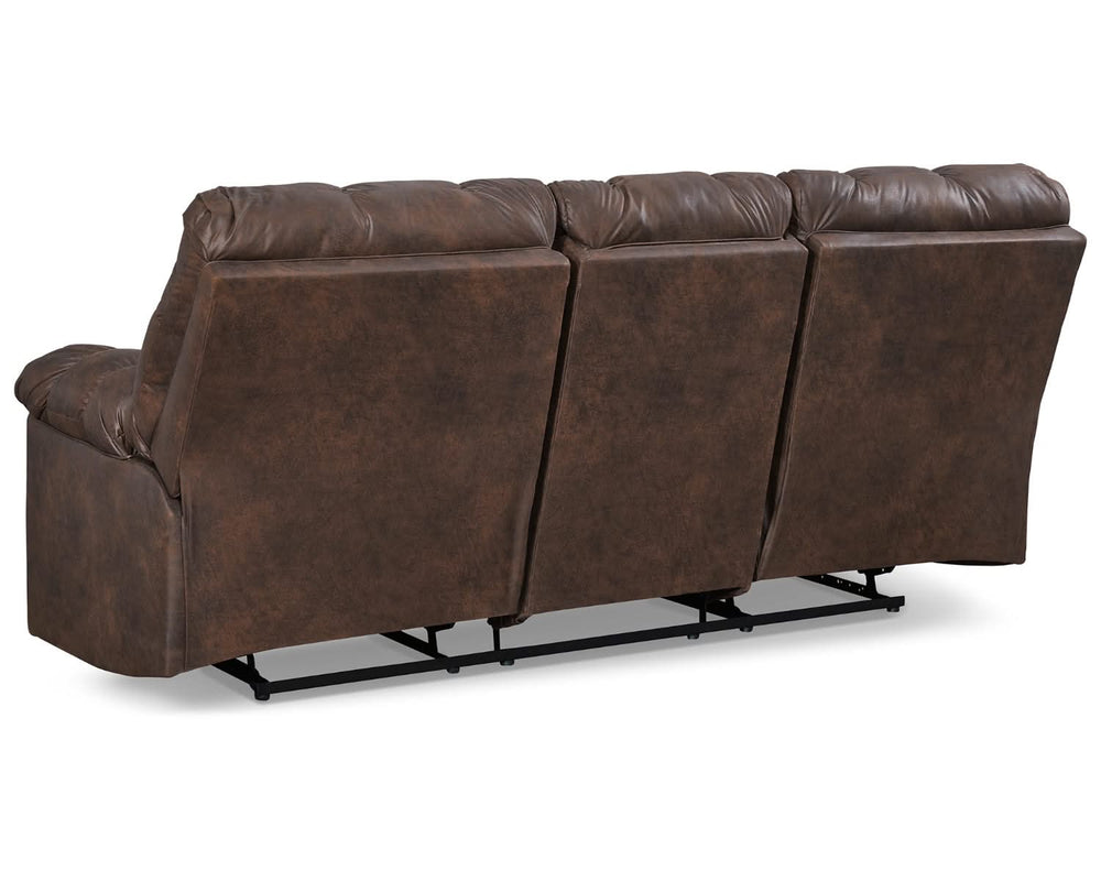 Sofá reclinable Derwin con mesa abatible