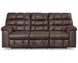 Sofá reclinable Derwin con mesa abatible