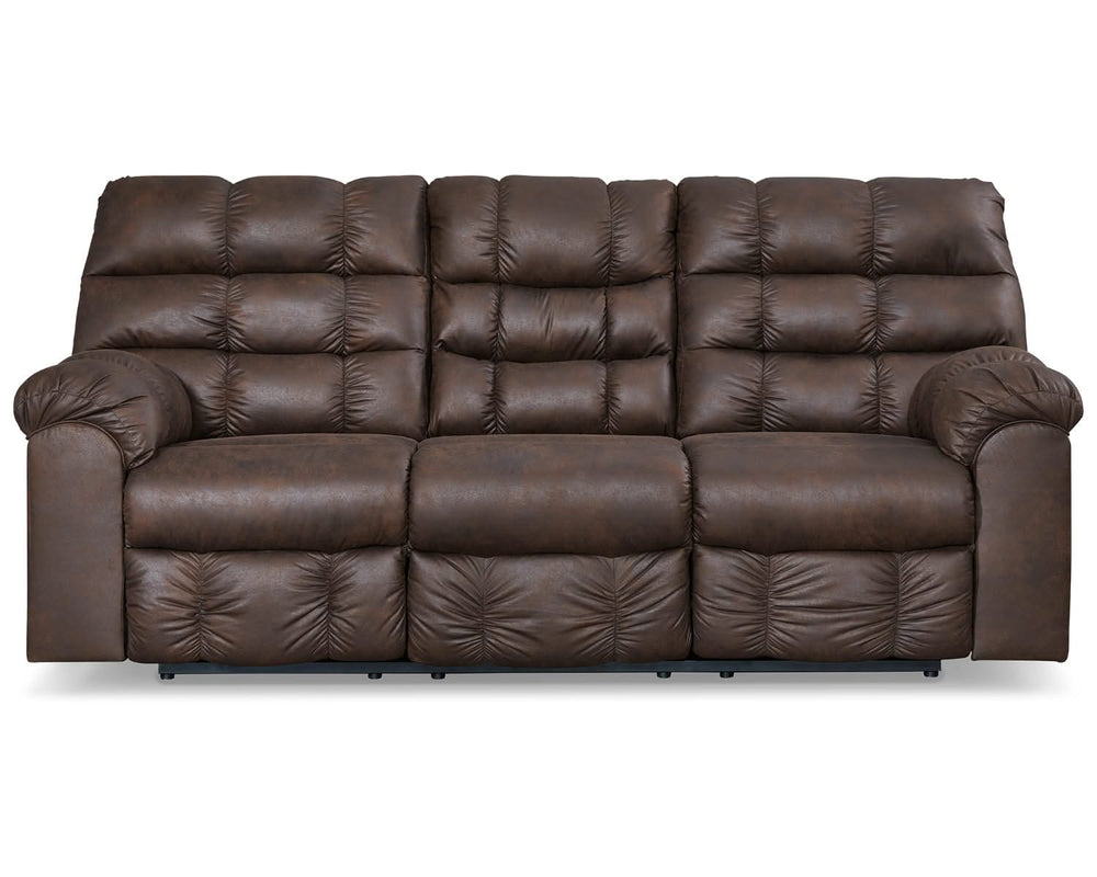 Sofá reclinable Derwin con mesa abatible
