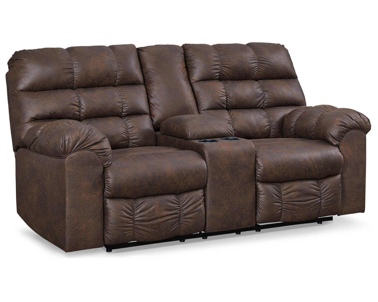 Derwin Reclining Loveseat with Console