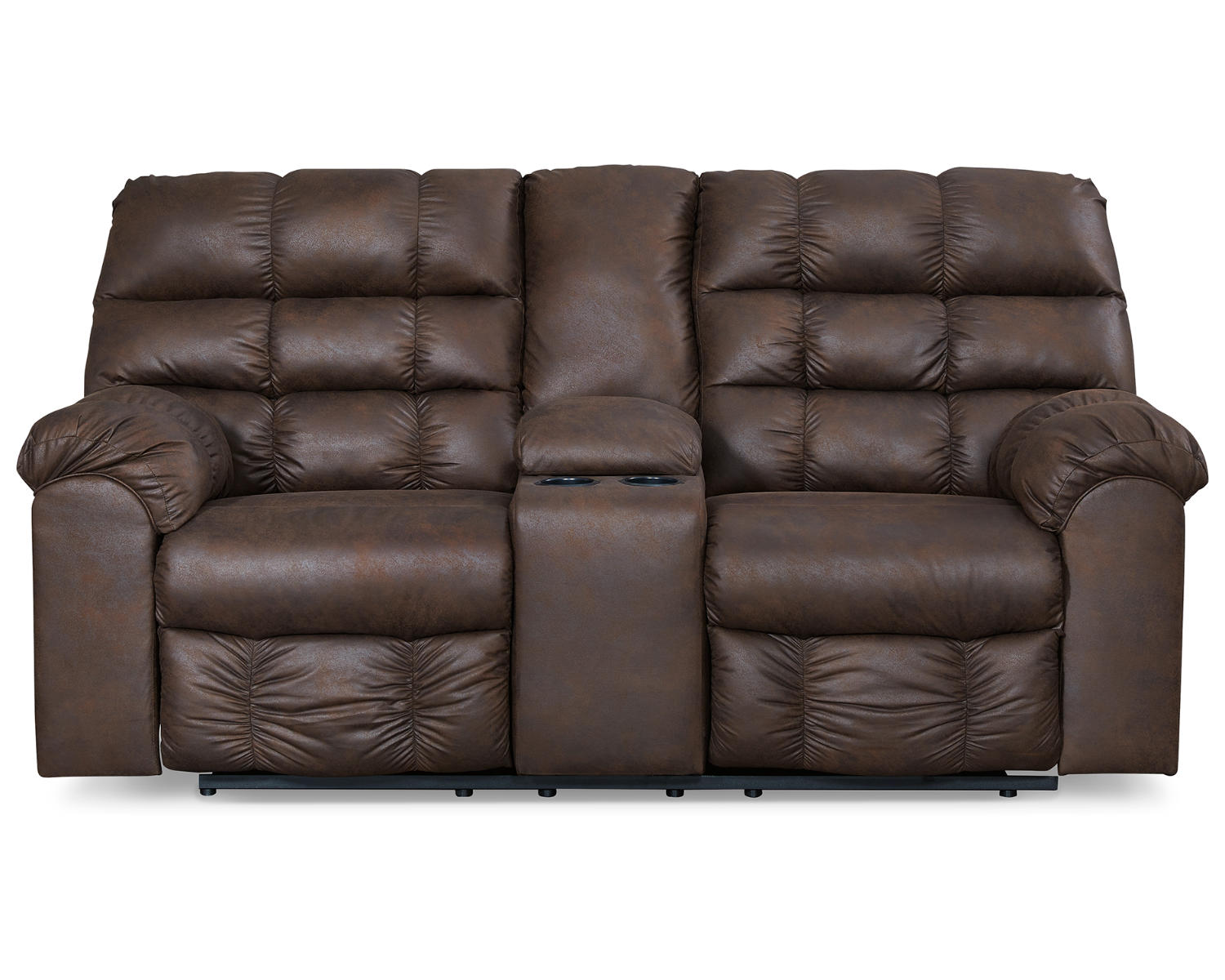Derwin Reclining Loveseat with Console