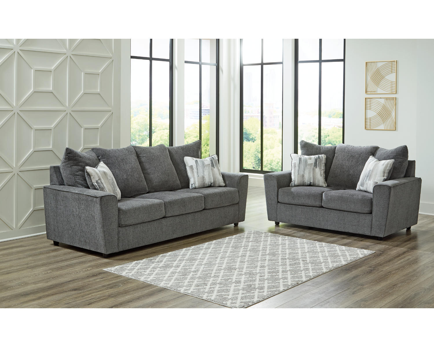 Stairatt Sofa, Loveseat, Chair and Ottoman